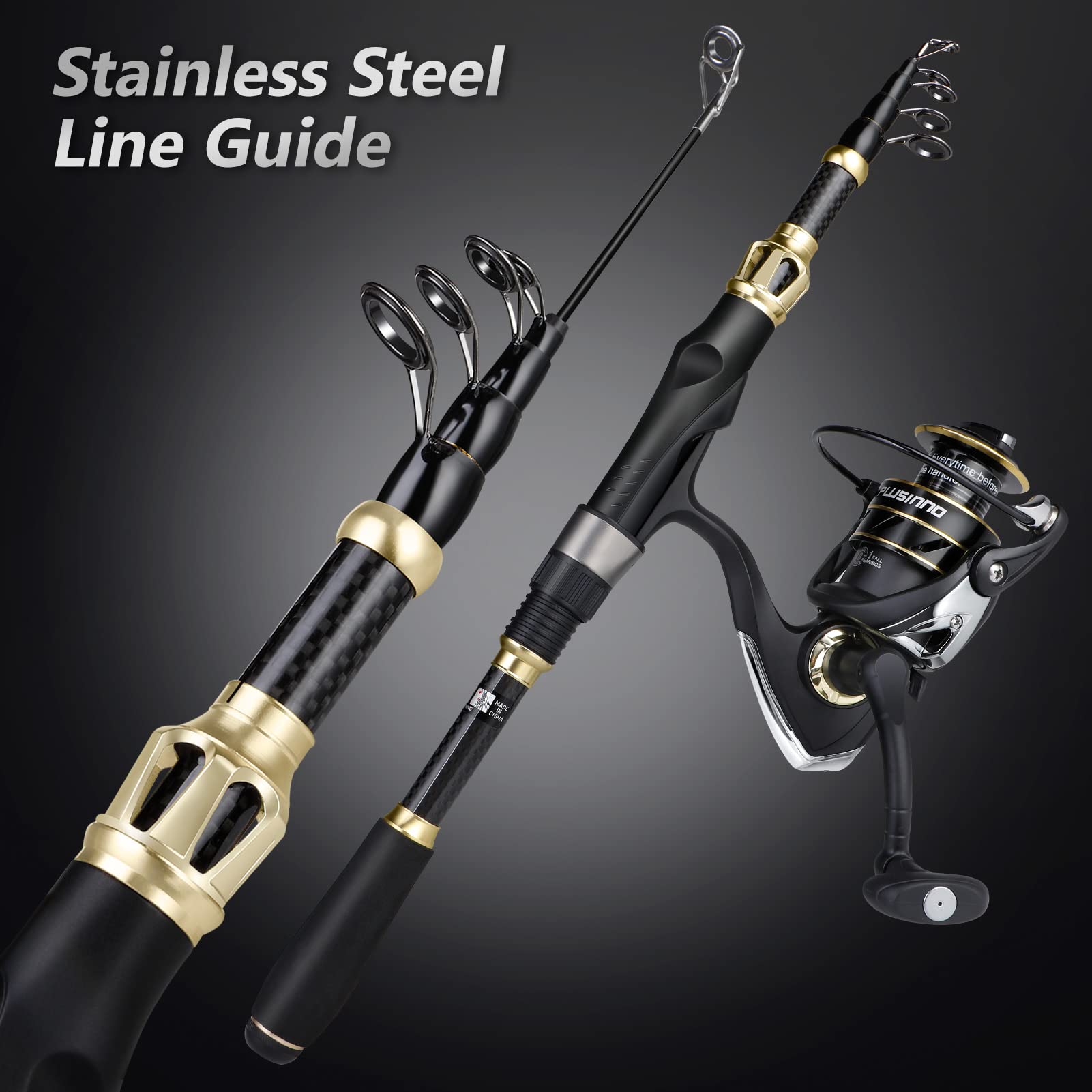 PLUSINNO spinning reel attachment shows versatile setup for freshwater adventures