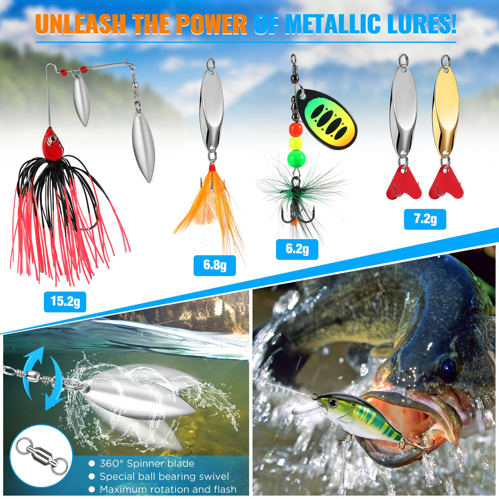 PLUSINNO Topwater lures included in the kit