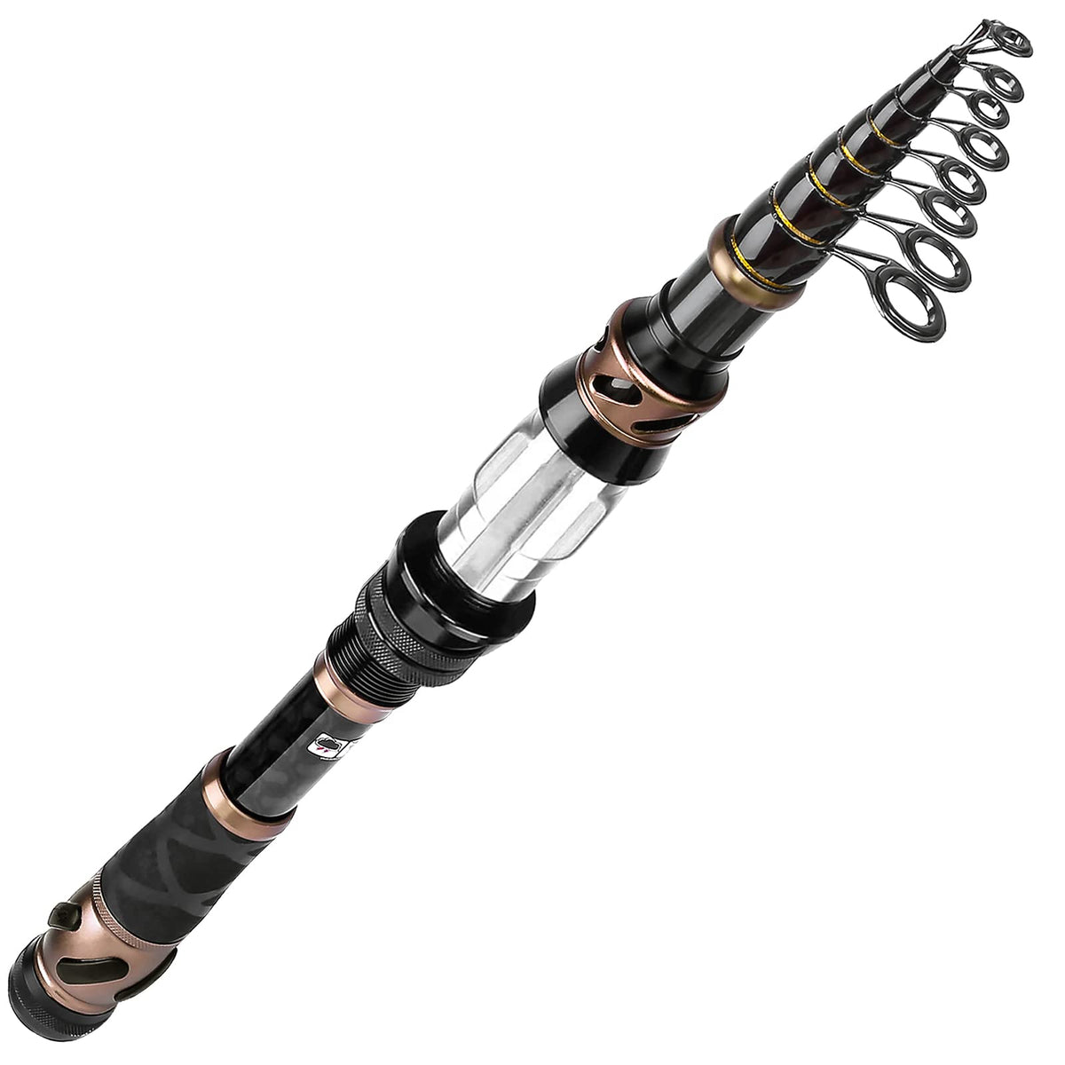 PLUSINNO Toray 24-Ton carbon rod closed for compact travel use