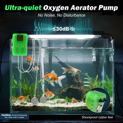 Ultra-quiet operation of PLUSINNO bait aerator