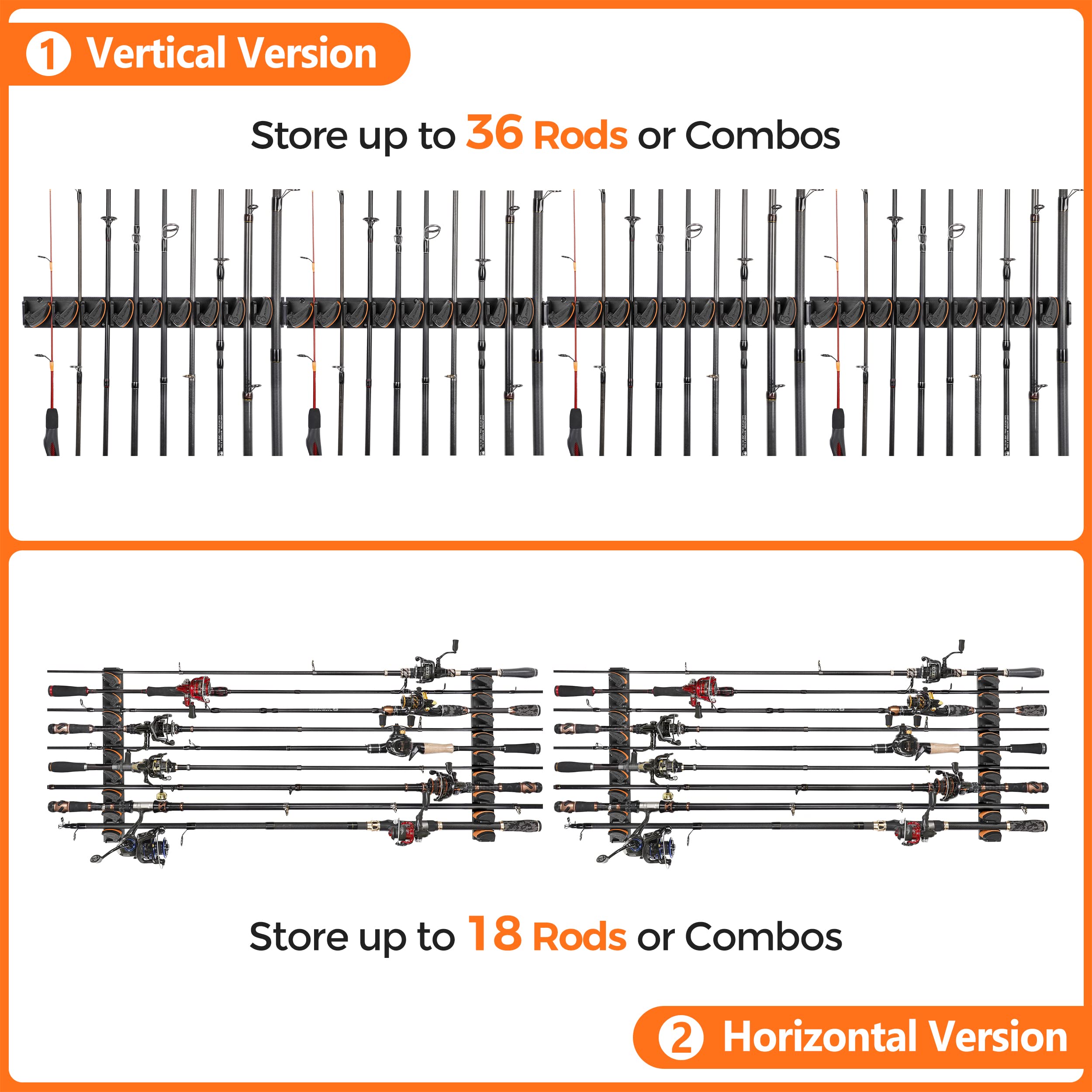PLUSINNO V9 diameter range of 3-19mm shown for versatile rod compatibility.
