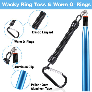 PLUSINNO wacky-tool-aluminum rust-resistant design ideal for saltwater fishing.