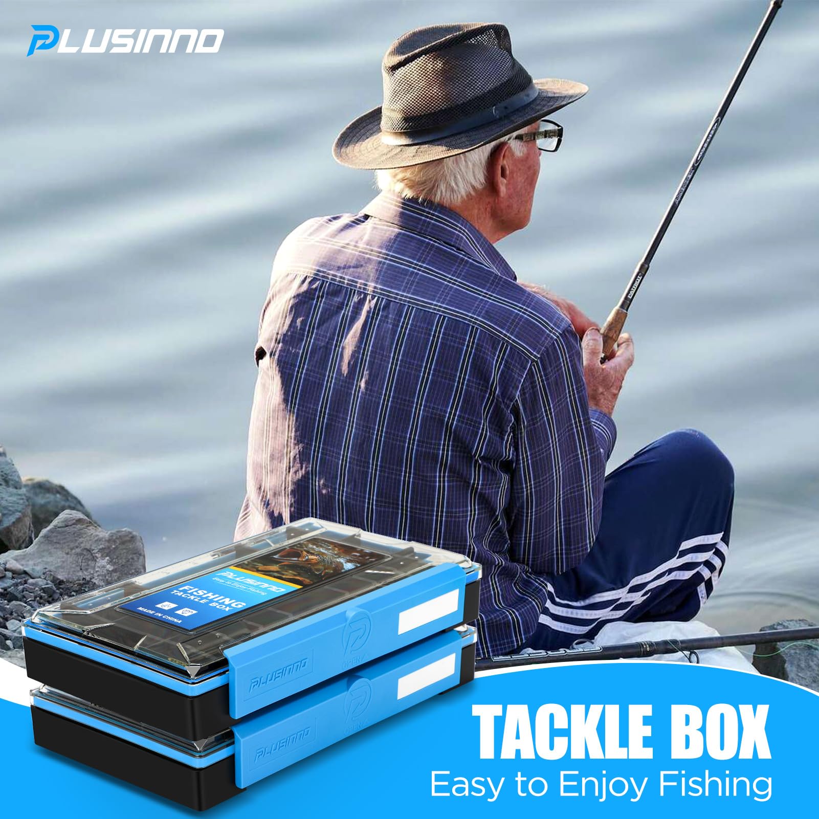 In-use setup showing organized lures and tackle