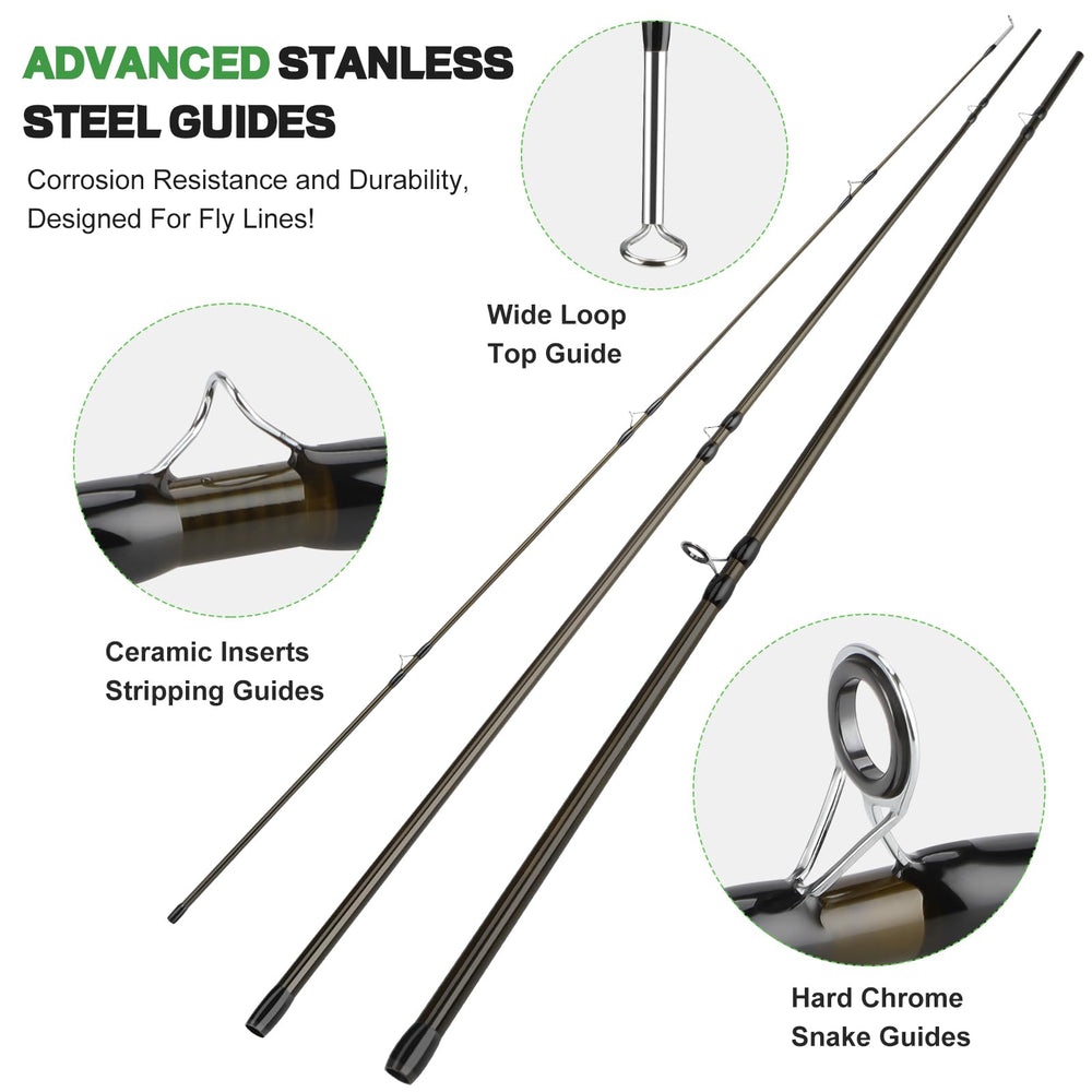 PLUSINNO starter kit for beginners fishing streams and ponds
