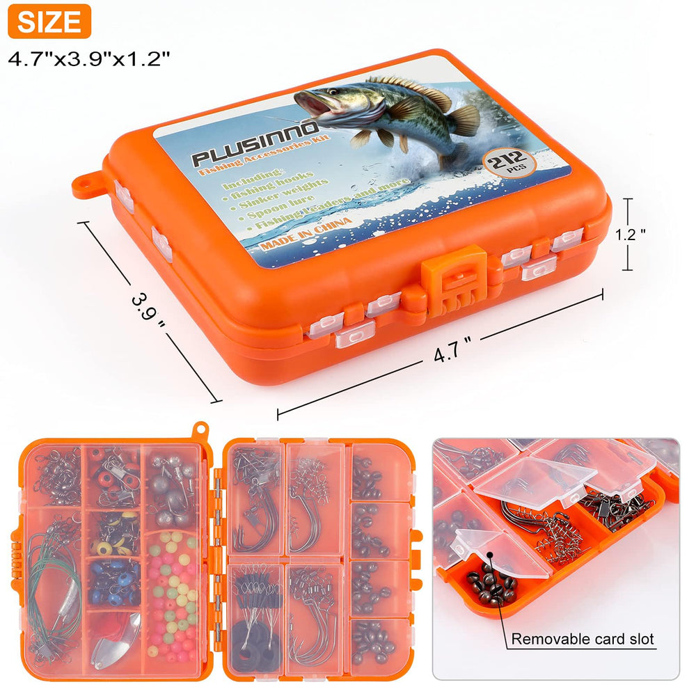 All-in-one fishing kit for saltwater and freshwater use
