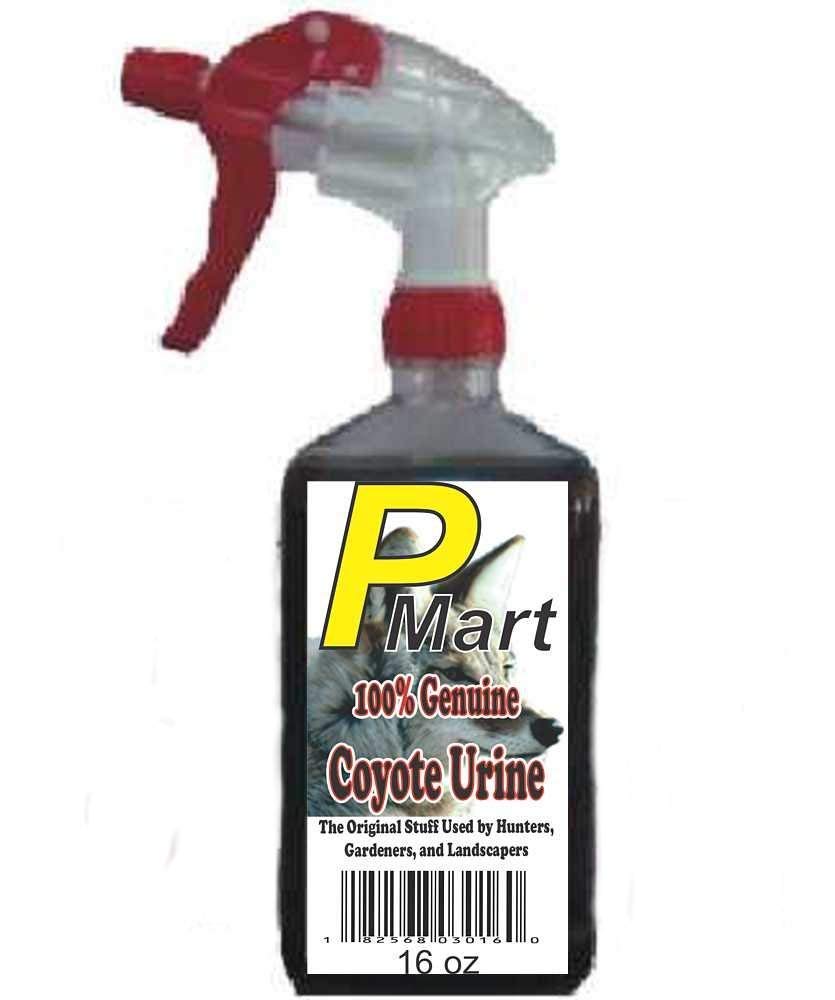 Pmart Coyote Urine 16 oz EZ Trigger spray bottle for outdoor deterrence