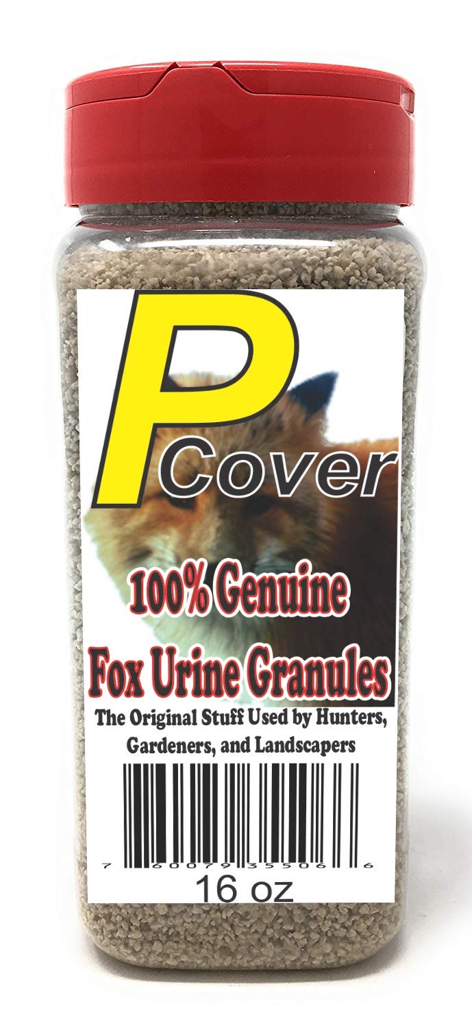 PMart Fox P-Cover urine granules bottle deters backyard critters naturally