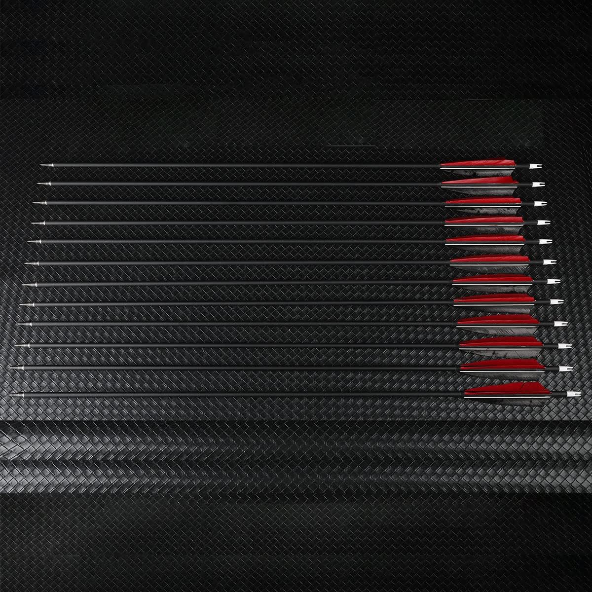 PMZ Archery carbon arrows suited for beginners, practice, and competition.