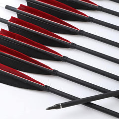 PMZ Archery two-style arrow with or without sticker for tuning.
