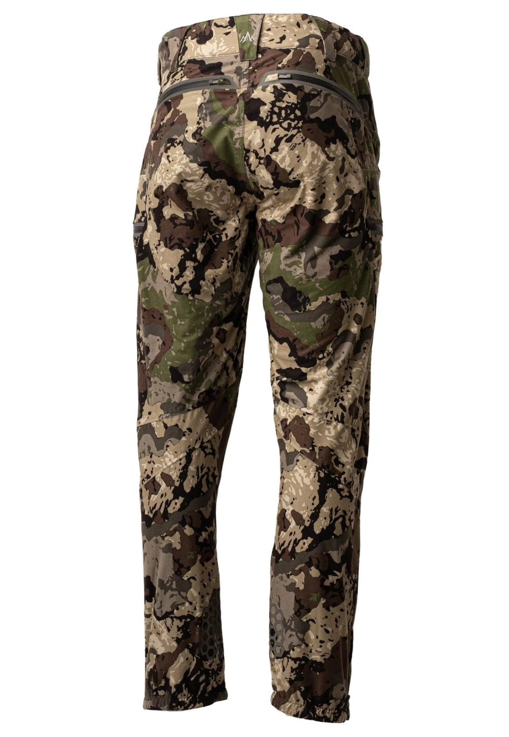 Pnuma Selkirk Pant Caza Camo quiet-fabric showcases stealth-friendly outer texture.