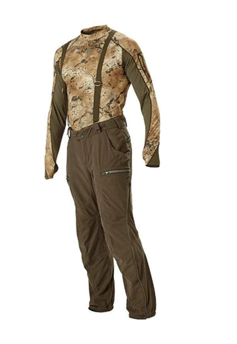 Pnuma Selkirk Pant Veil Camo pattern blending with surroundings