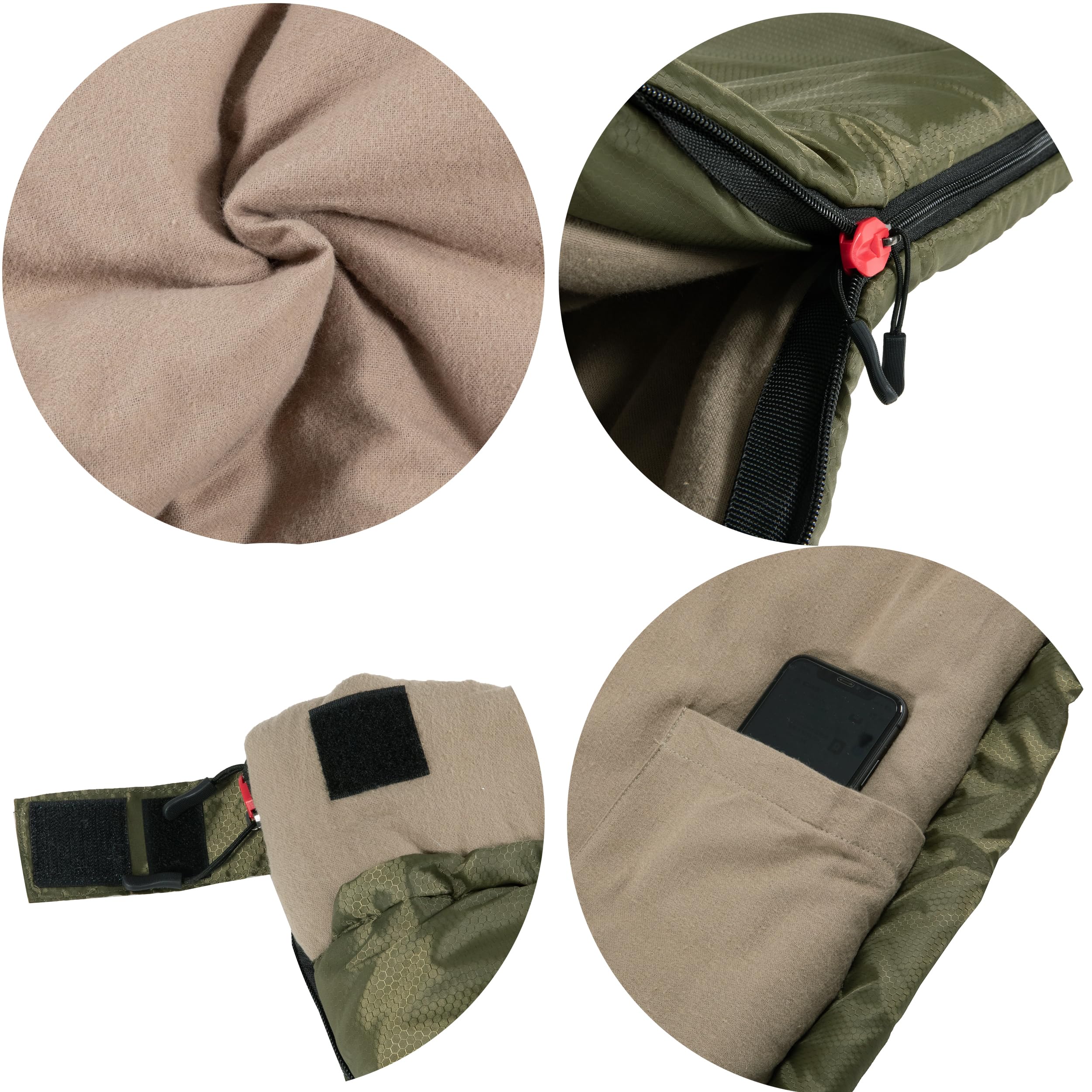 PO PO BEAR zero-degree sleeping bag double-bag option enables shared warmth