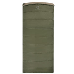 PO PO BEAR zero-degree sleeping bag full bag view highlights roomy 84x40 size for tall users