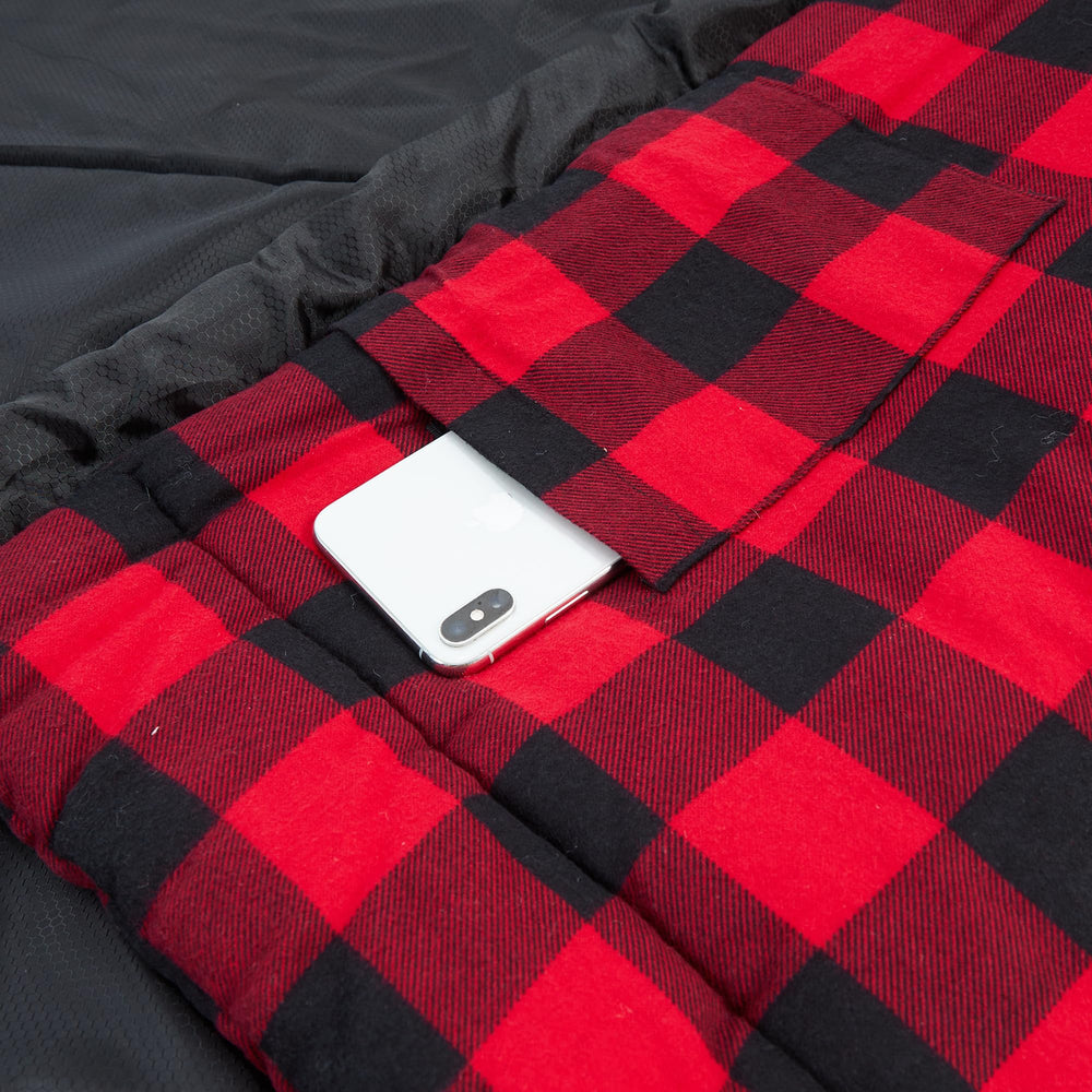 PO PO BEAR right-zip view demonstrates double-bag compatibility.