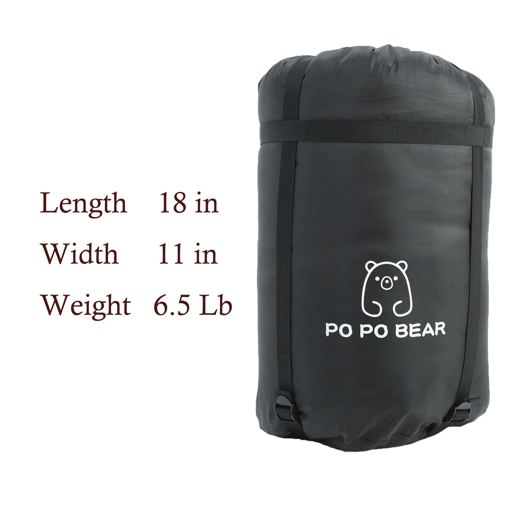 PO PO BEAR tall and big design provides generous interior space.