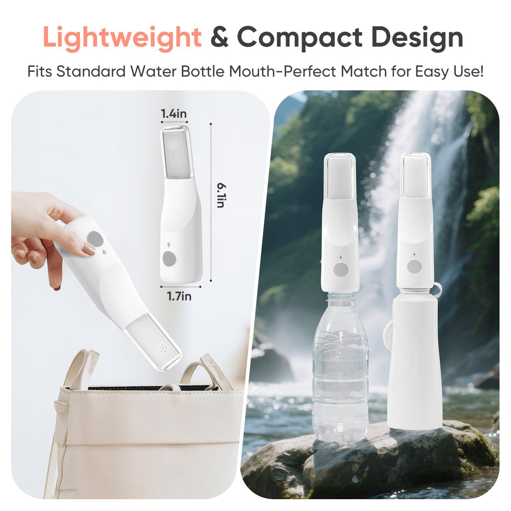 POCALAND compact bidet with large battery for longer sessions away from power