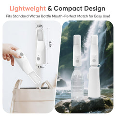 POCALAND compact bidet with large battery for longer sessions away from power