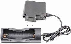 Pocketman car charger for 12V DC input powering U2 LED flashlights on the go.