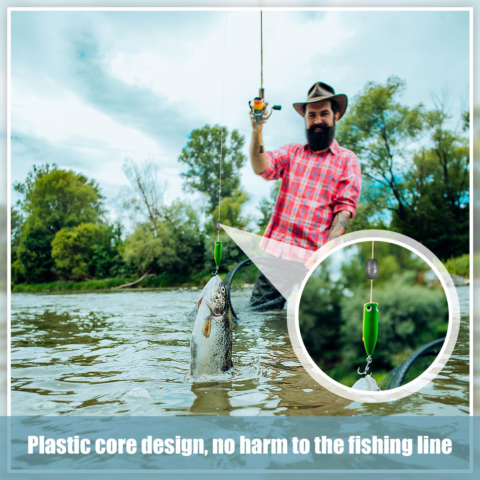Poen egg sinkers for saltwater use withstand corrosion while casting farther