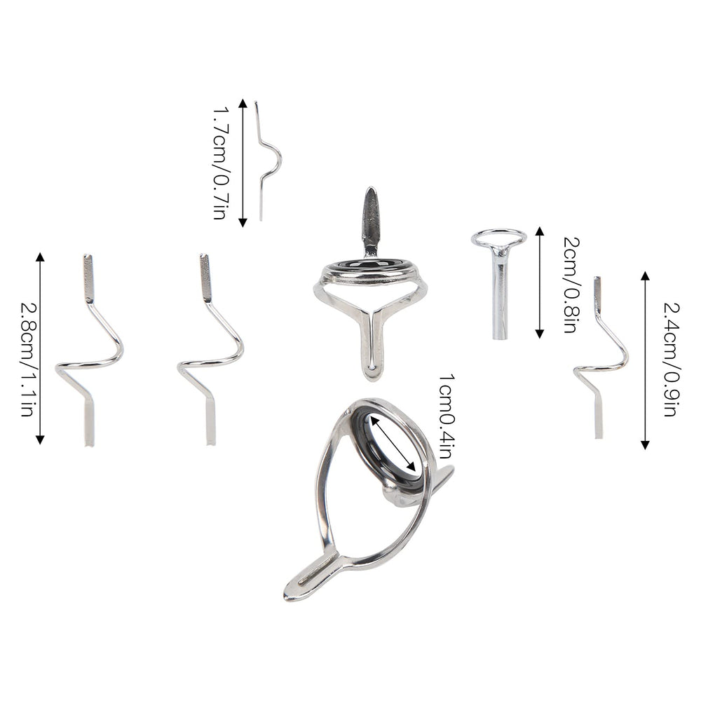 POENVFPO double buckle ring components ensure sturdy rod assembly