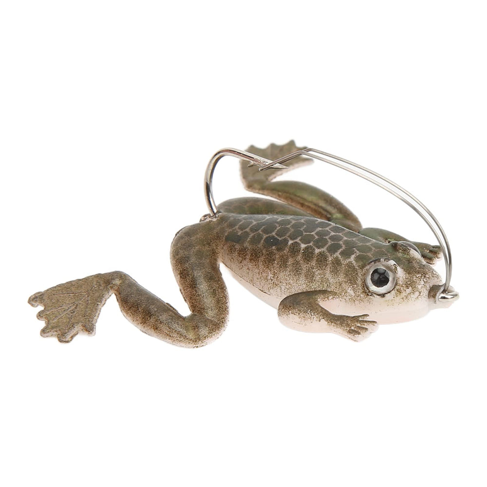 POENVFPO Frog Lure brown color suitable for varied light conditions