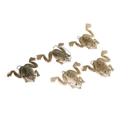 POENVFPO Frog Lure with realistic eyes to attract bites and improve action