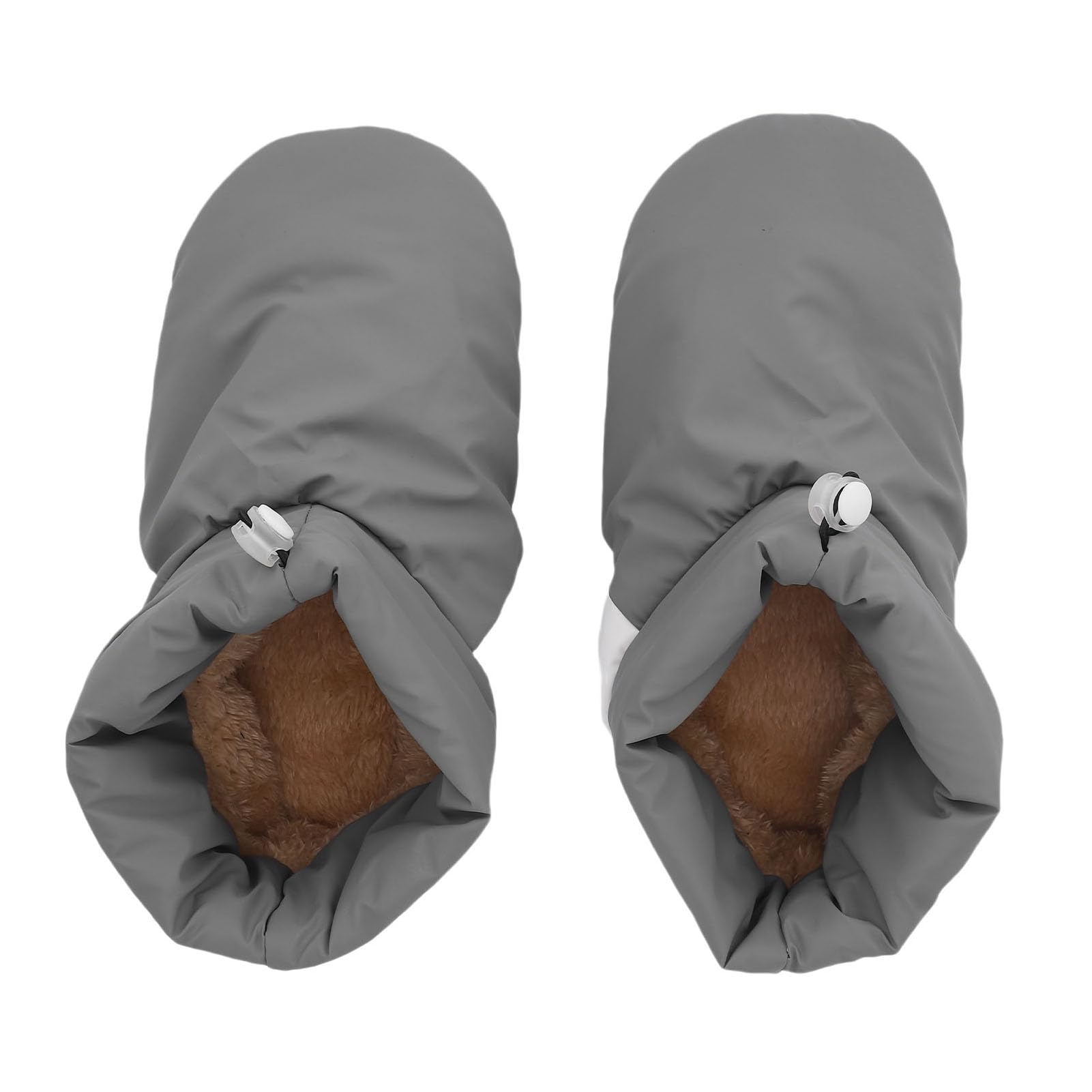 POENVFPO heated slippers with drawstring fit ensuring secure comfort indoors and outdoors