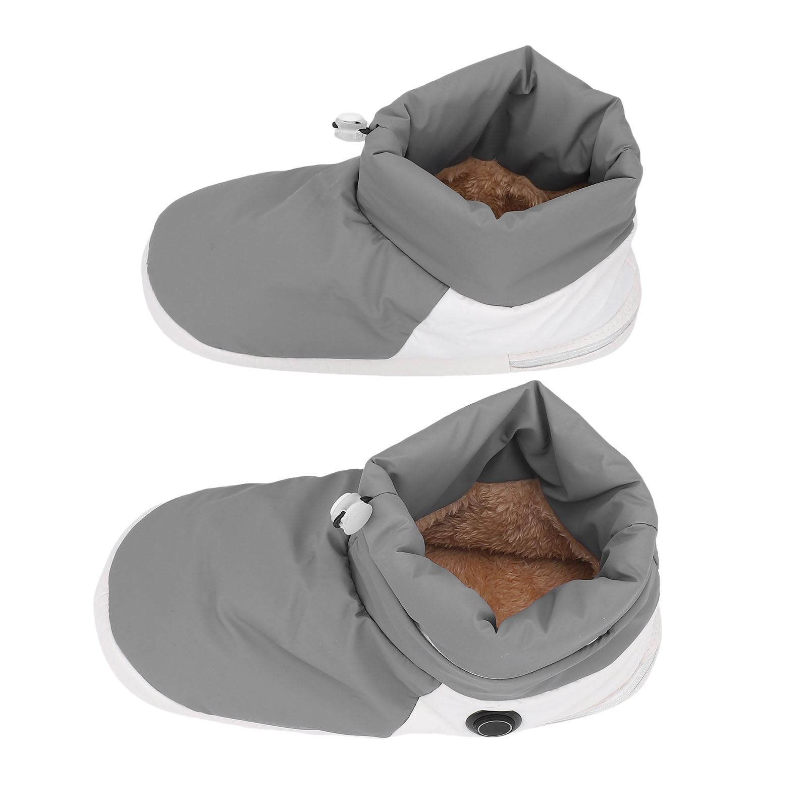 POENVFPO heated slippers with non-slip sole for stable steps on slick surfaces