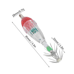 LED Underwater Lure Light displaying four-color mode