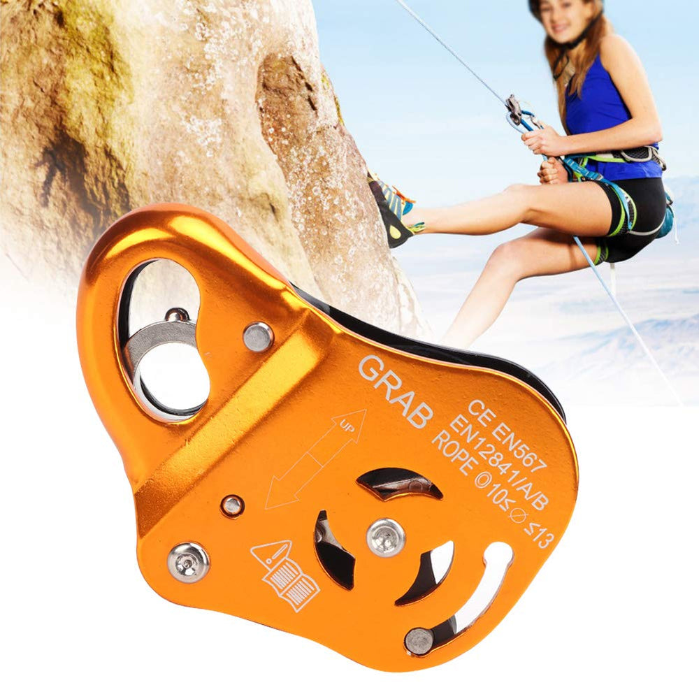 POENVFPO self-locking grab rope highlights added security during ascents.