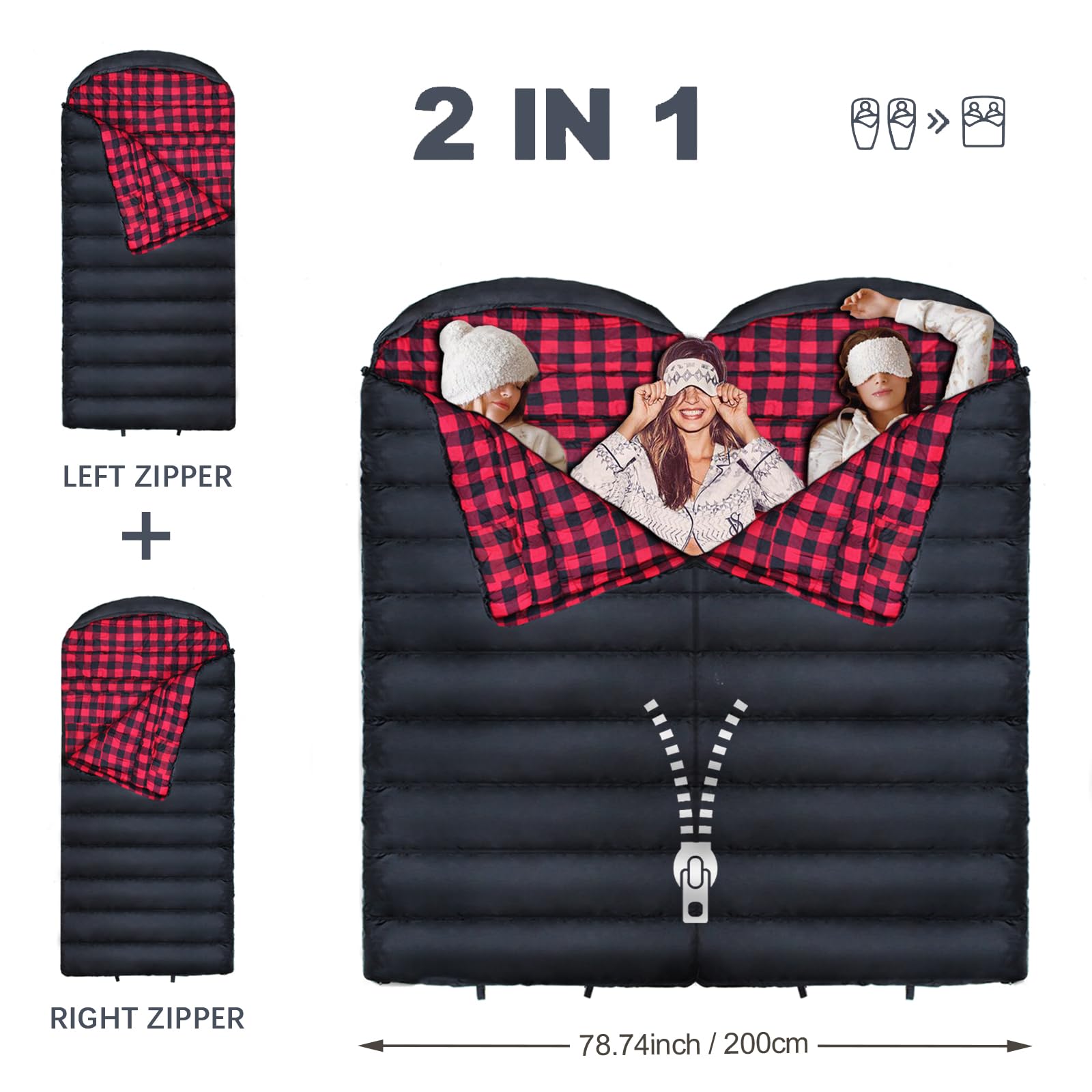 POEPORE flannel interior highlights plush softness against skin.