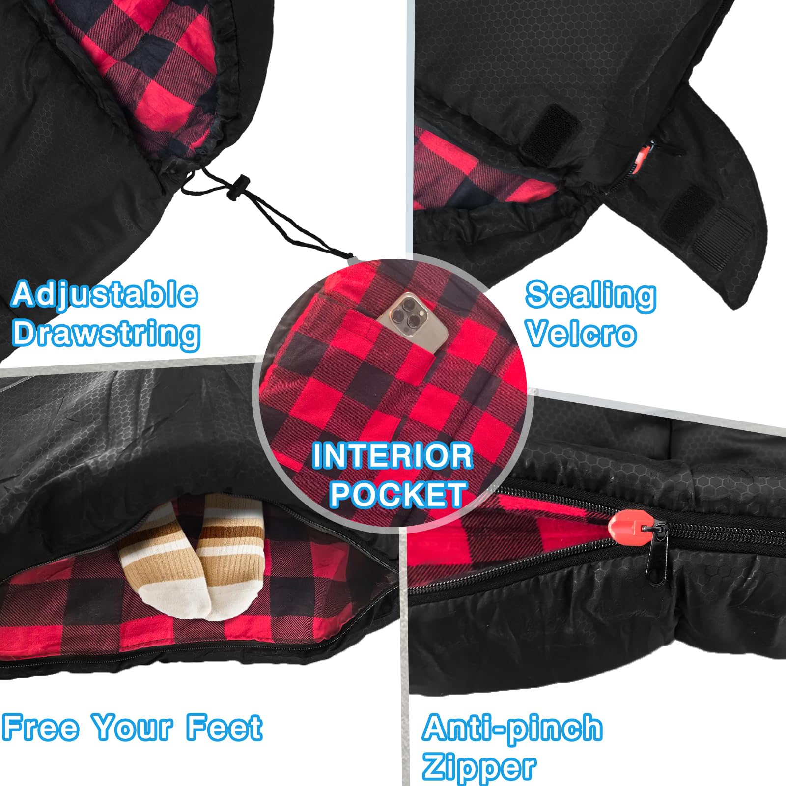 POEPORE 480GSM insulation detail demonstrates heat retention in cool nights.