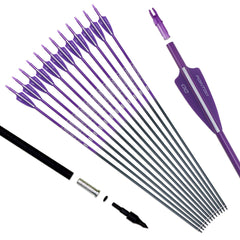 Pointdo 30-inch carbon arrow fluorescent shaft for easy range visibility.