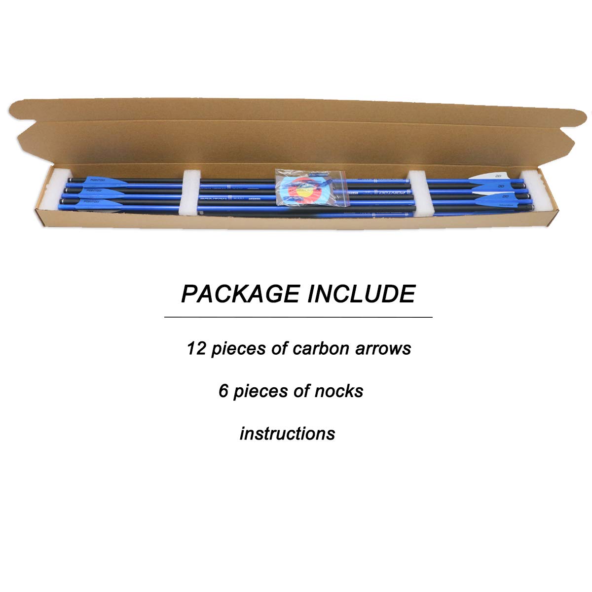 Pointdo arrows come well packaged with quality construction and protective packaging.