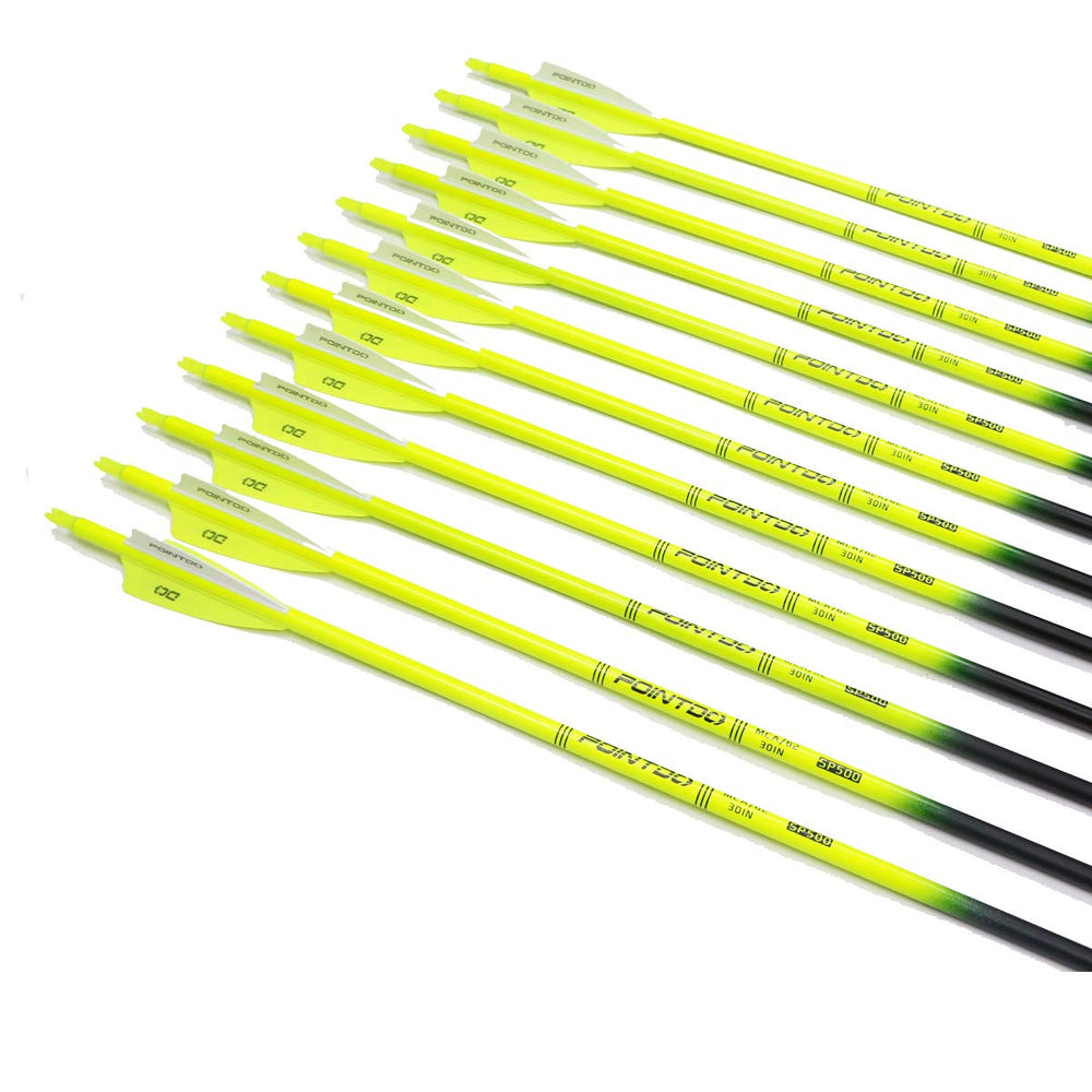 Pointdo removable tips with included nocks simplify setup and tuning for bows.