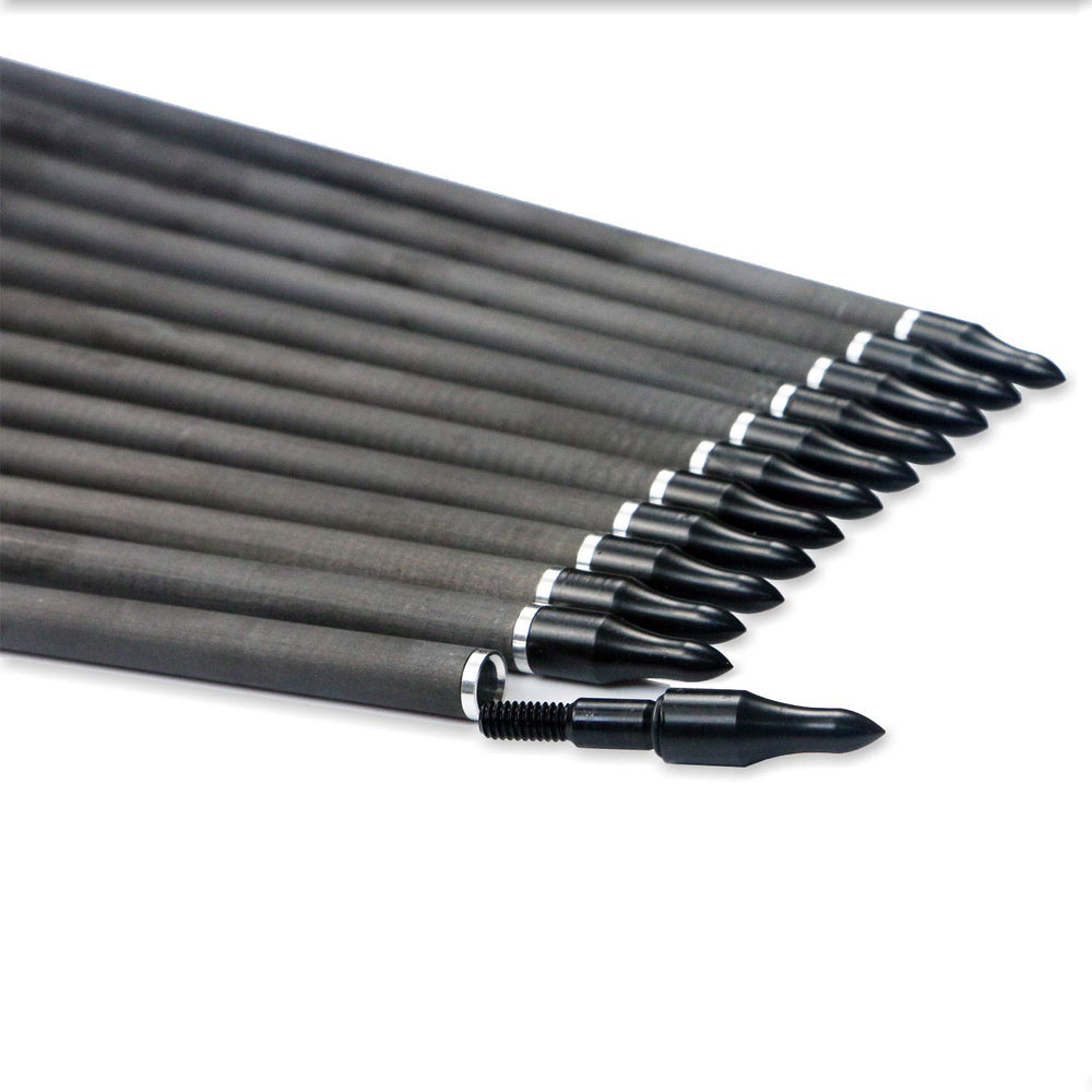 Pointdo packaged arrow set provides durable practice and hunting arrows.