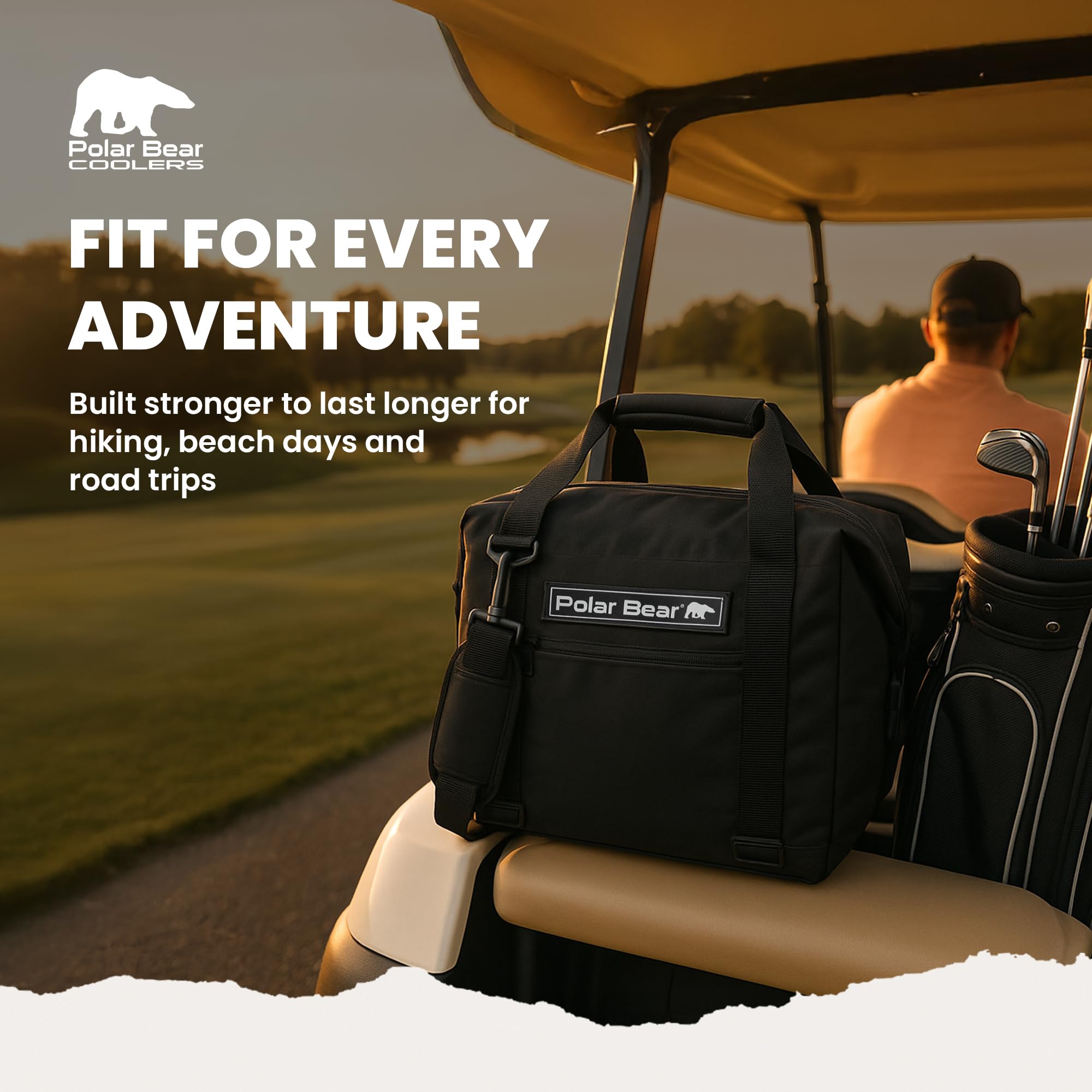 Polar Bear Coolers all-purpose cooler for beach picnics and travel