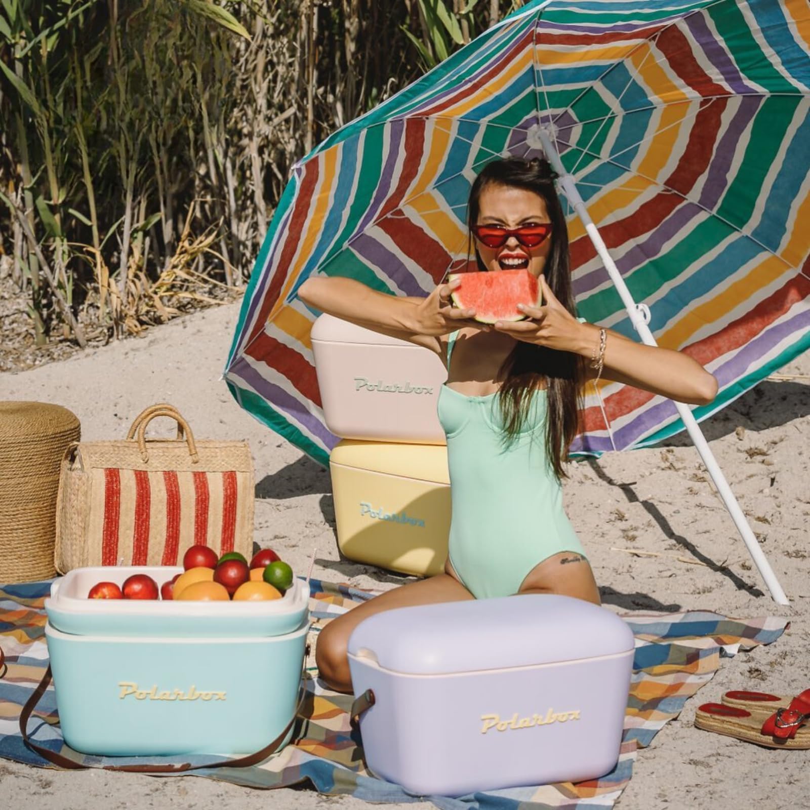 Polarbox cooler durable-construction demonstrates rugged outdoor use