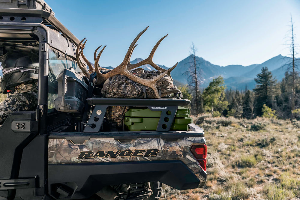 Polaris NorthStar 30 Qt cooler packed with beverages for an overnight trip