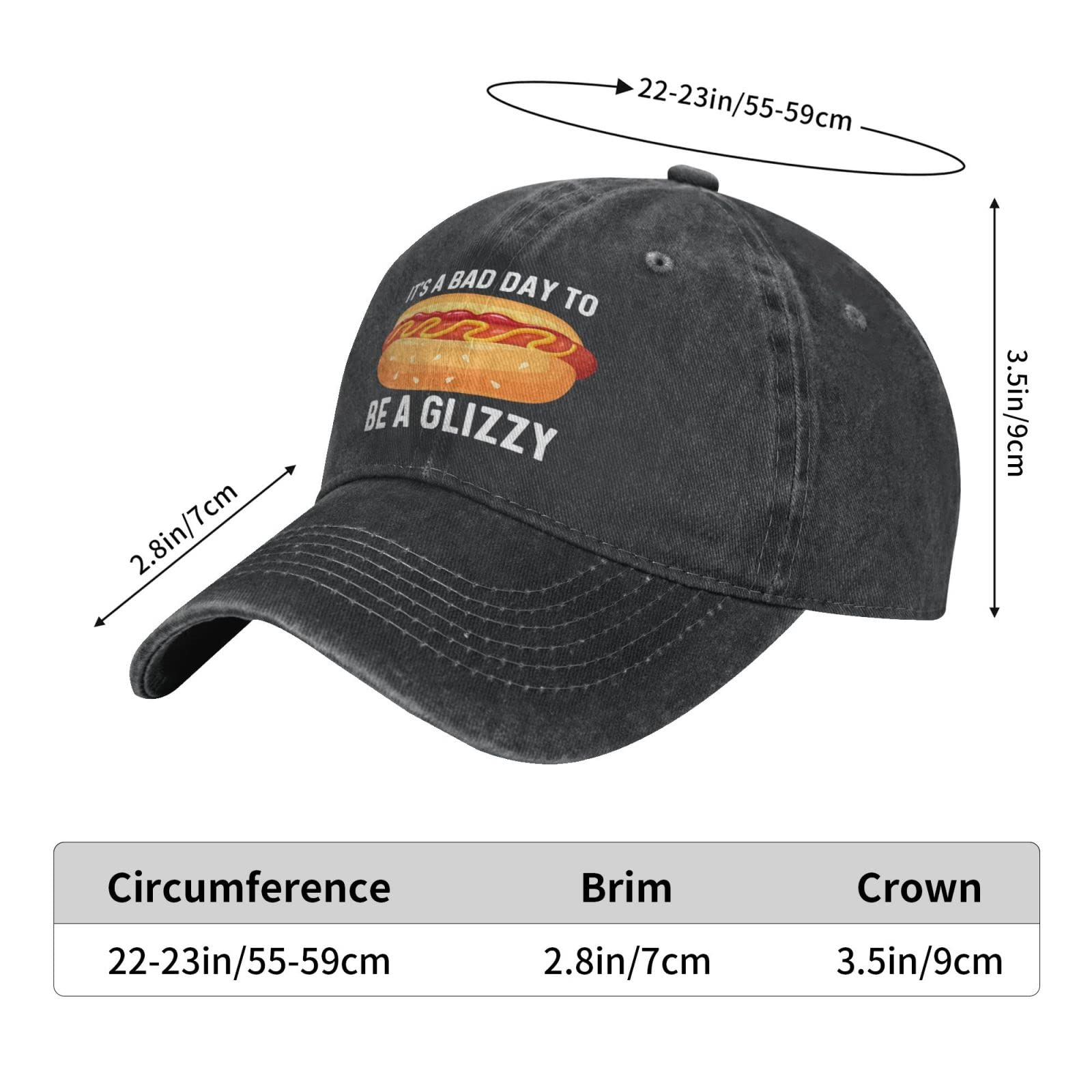 POLIFARMER Hot Dogs Lover Hat back closure and adjustable strap for snug fit