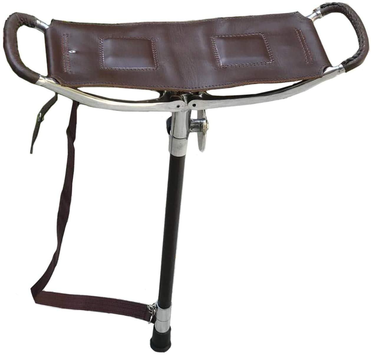 Polo adjustable shooting stick with seat provides steady rests outdoors.