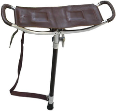 Polo adjustable shooting stick with seat provides steady rests outdoors.