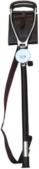 Polo folding chair shooting stick folds compactly for travel and storage.