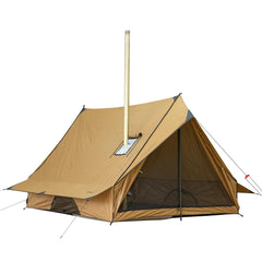 POMOLY CHALET 70 PRO exterior view shows sturdy shelter for unpredictable weather