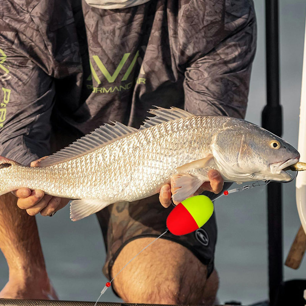 High-carbon circle hook with swivels and beads