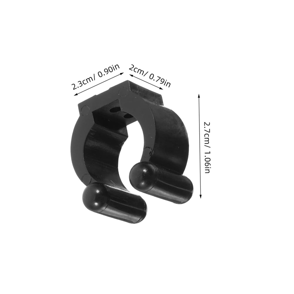 pool-cue-holder-clip wall mount stores cues neatly and protects ends