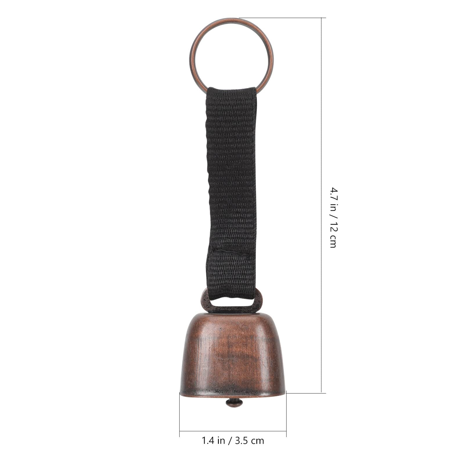 POPETPOP bear bell easy to attach to bag, belt, or shoe.