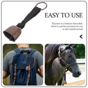 POPETPOP bear bell attaches to bags or belts in seconds.