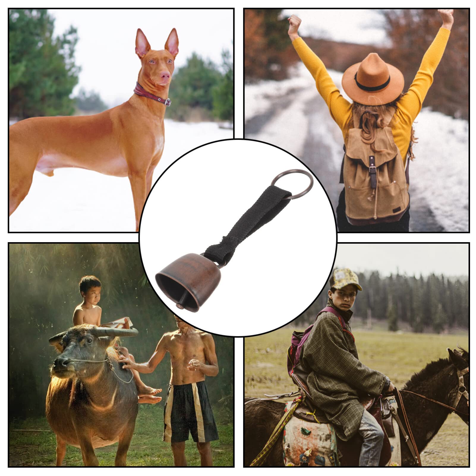 POPETPOP bear bell lightweight design for easy carrying on trails.