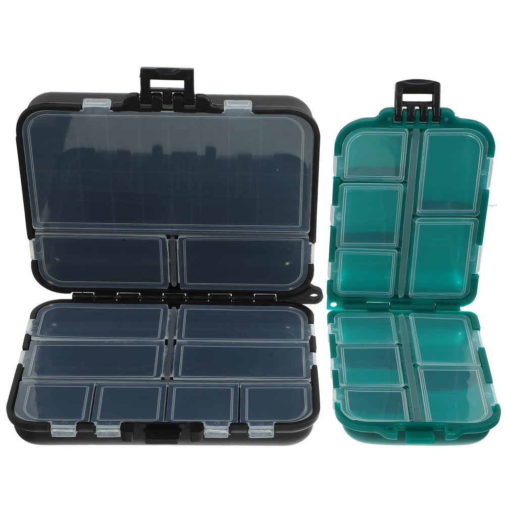 POPETPOP fishing tackle box two-layer keeps gear organized during long days on the water.